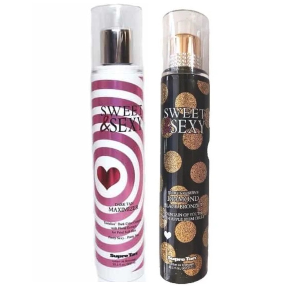 SUPRE Sweet & Sexy Tanning Duo - Pink and Black 2pack